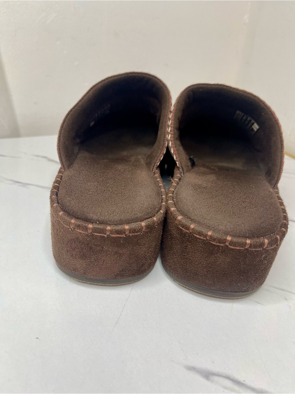Skechers Brown Chocolate Suede Slip-On Clog Mule with Braided Trim Size 8 - Picture 8 of 13